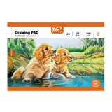 Альбом для малювання Yes Orange Line Pets, А4, 20 аркушів (130608) - Pampik