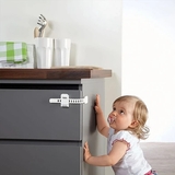 Замок багатофункціональний Reer, 3 шт., білий (72020/24757) - Pampik - 3