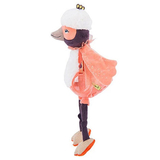 Мягкая игрушка Moulin Roty Птичка, розовый (668021/) - Pampik - 2