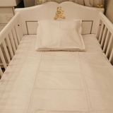 Комплект постельного белья NL Baby, 80х80 см, белый (842+923/33254) - Pampik - 4