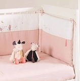Бортик в кроватку Moulin Roty, 42х190 см, розовый (664091/33285) - Pampik - 6