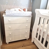 Комод NL Baby, 73x80х46 см, білий (3043/37885) - Pampik - 3
