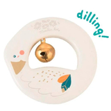 Брязкальце дерев'яне Moulin Roty, молочний (714005/28877) - Pampik - 2