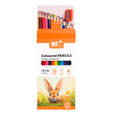 Карандаши цветные Yes Orange Line с точилкой, 18 шт., 36 цветов (290752) - Pampik - 4