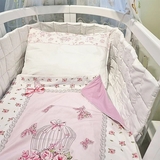 Наволочка NL Baby, 40х60 см, біло-рожевий (828+842/37597) - Pampik - 4