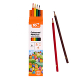 Олівці кольорові Yes Orange Line, 6 кольорів (290731) - Pampik - 4