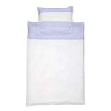 Комплект постельного белья NL Baby, 140х100 см, бело-синий (839+842/37536) - Pampik