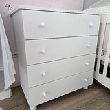 Комод NL Baby, 73x80х46 см, білий (3043/37885) - Pampik - 2