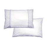 Наволочка NL Baby, 40х60 см, 2 шт., біло-блакитний (869+842/37912) - Pampik