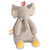 Игрушка мягкая музыкальная Moulin Roty Слон, серый (658043/23682) - Pampik