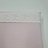 Наволочка NL Baby для латексної подушки, 21х37 см, клітинка, рожевий (803/22805) - Pampik - 3