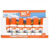 Коригувальна рідина з пензликом Yes Orange Line, 20 мл (340112) - Pampik - 4