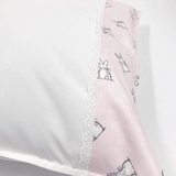 Наволочка NL Baby, 40х60 см, біло-рожевий (854+842/37041) - Pampik - 2