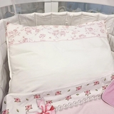 Наволочка NL Baby, 40х60 см, біло-рожевий (828+842/37597) - Pampik - 2