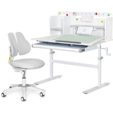 Комплект парта Evo-кids TH-230 Grey + крісло Evo-kids Mio Lite G (арт.TH-230 W/G + Y-208 G) - Pampik