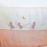 Бортик в кроватку Moulin Roty, 42х190 см, розовый (664091/33285) - Pampik - 2