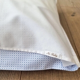 Наволочка NL Baby, 40х60 см, блакитний з білий (839+842/33871) - Pampik - 2