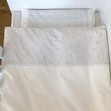 Комплект постельного белья NL Baby, 140х100 см, бело-серый (874+842/36014) - Pampik - 2