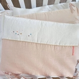 Бортик в кроватку Moulin Roty, 42х190 см, розовый (664091/33285) - Pampik - 4