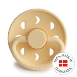 Пустышка латексная Frigg Moon Phase Pale Daffodil, круглая, size 1, 0-6 мес., желтый (000571) - Pampik - 2