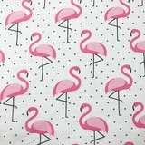 Пеленка муслиновая NL Baby Фламинго, 80х80 см, бело-розовый (36117) - Pampik - 3