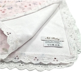 Пеленка велюровая NL Baby, 80х80 см, розовый (013/38365) - Pampik - 5