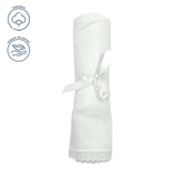 Пеленка муслиновая NL Baby, 80х80 см, белый (0000/25543) - Pampik - 2