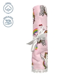 Пеленка муслиновая NL Baby Единорог, 80х80 см, розовый (32587) - Pampik - 2