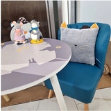 Подушка декоративная Moulin Roty Кот в шляпе, серый (666130/26421) - Pampik - 4