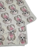 Пелюшка муслінова NL Baby, 80х80 см, біло-рожевий (0000/37542) - Pampik - 5