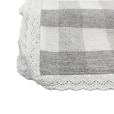 Пелюшка фланелева NL Baby, 80х80 см, біло-сірий (020/38367) - Pampik - 4