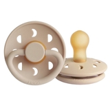 Пустушка латексна Frigg Moon Phase Croissant, кругла, size 2, 6-18 міс., бежевий (000570) - Pampik