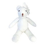 М'яка іграшка NL Baby Ведмідь, 38 см, білий (819/33311) - Pampik