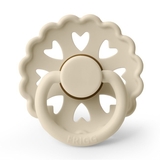 Пустушка латексна Frigg Fairytale X H.C. Andersen The Ugly Duckling, кругла, size 2, 6-18 міс., світло-бежевий (000932) - Pampik - 2