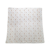 Пелюшка велюрова NL Baby, 80х80 см, бело-бежевий (011/38366) - Pampik - 2