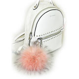 Брелок Yes с пушком Rose, 9 см, розовый (558111) - Pampik - 2