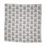 Пелюшка муслінова NL Baby, 80х80 см, біло-рожевий (0000/37542) - Pampik - 3