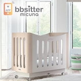 Ліжко електричне Micuna BBsitter, з маятником, 60х120 см, білий з бежевим (26950) - Pampik - 4