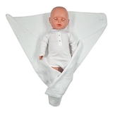 Пеленка муслиновая NL Baby, 80х80 см, белый (0000/25543) - Pampik - 8