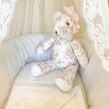 М'яка іграшка NL Baby Ведмідь, 38 см, біло-рожевий (828/32193) - Pampik - 3