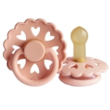 Пустушка латексна Frigg Fairytale X H.C. Andersen The Princess and the Pea, кругла, size 2, 6-18 міс., персиковий (000928) - Pampik