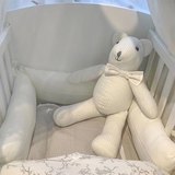 М'яка іграшка NL Baby Ведмідь, 38 см, біло-сірий (830/32330) - Pampik - 2