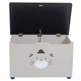 Комод для хранения Moulin Roty Кот в шляпе, 70x45x43 см, серый (666750/33280) - Pampik - 3