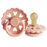 Пустышка латексная Frigg Fairytale X H.C. Andersen The Princess and the Pea, круглая, size 1, 0-6 мес., персиковый (000927) - Pampik