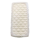 Простыня на резинке NL Baby, махровая, 120х60 см, белый (063/37518) - Pampik - 4