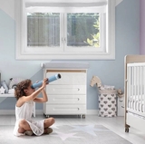 Комод пеленальний Micuna Magic & Mum, 93х79х49 см, білий з бежевим (B-1845/30141) - Pampik - 2