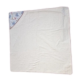 Полотенце-уголок NL Baby, 110х110 см, белый с розовым и голубим (861/37554) - Pampik - 4