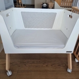 Простирадло на резинці Micuna для колиски Nacelle, 72х49 см, 2 шт., білий, сірий (TX-1781/26906) - Pampik - 4