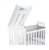 Дошка пеленальна відкидна Micuna Зірки сірі, 50х70 см, білий (CP-744/26986) - Pampik - 2