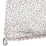 Полотенце-уголок NL Baby, 110х110 см, белый с розовым (807/38122) - Pampik - 4